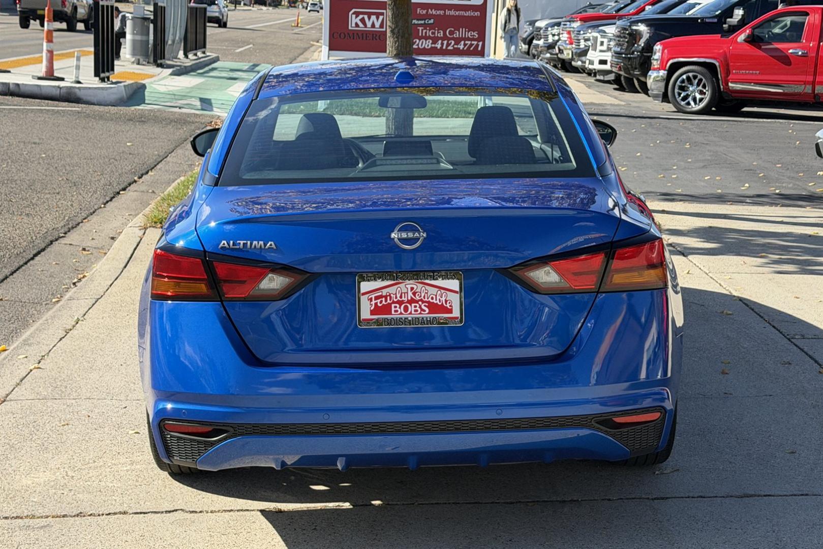 2025 Bluestone Pearl /Black Nissan Altima SV (1N4BL4DV8SN) with an 4 Cyl 2.5 Liter engine, Automatic transmission, located at 2304 W. Main St., Boise, ID, 83702, (208) 342-7777, 43.622105, -116.218658 - Remaining Factory Warranty! Loaded With Safety Features Too!- Photo#1