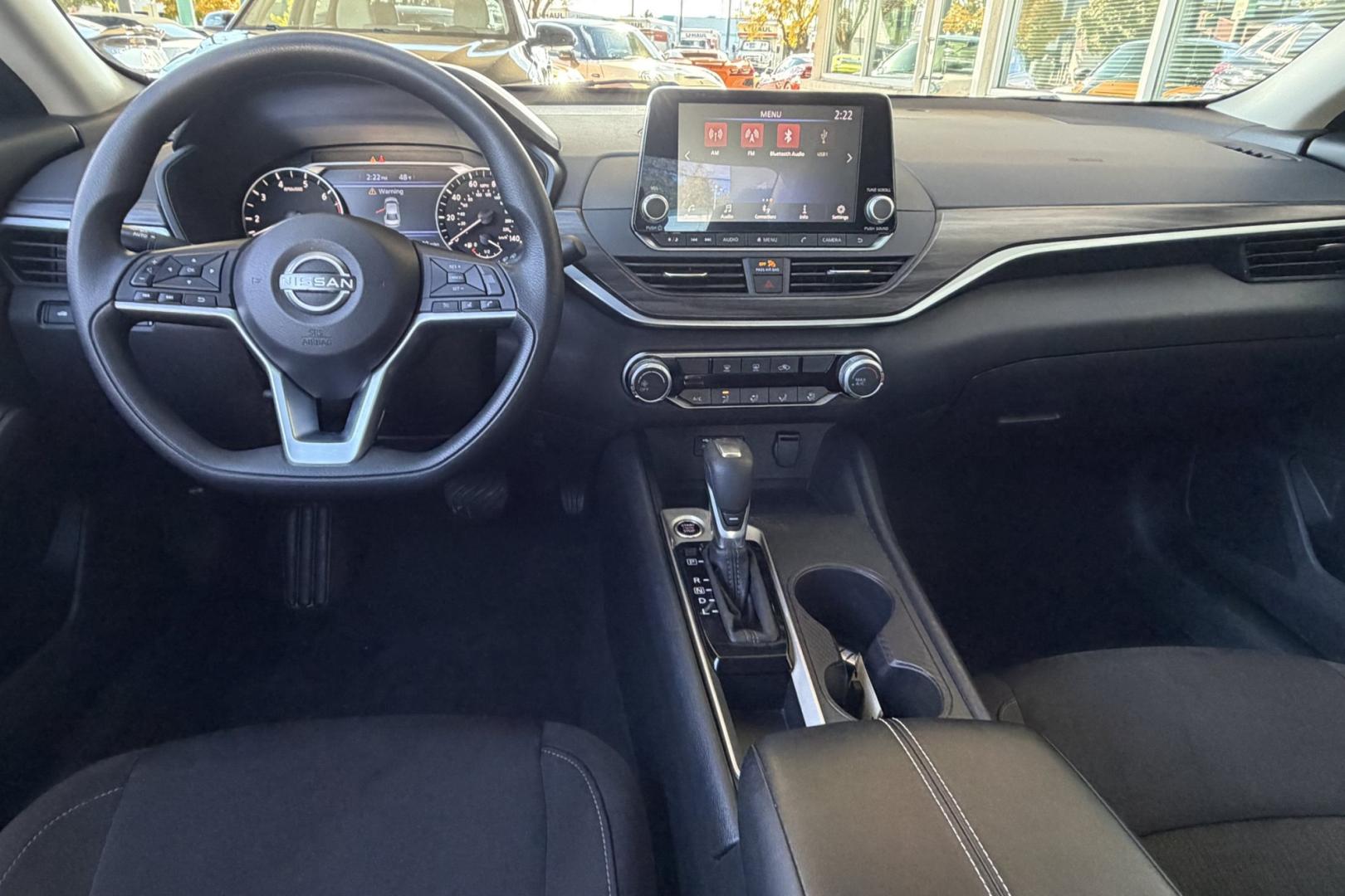 2025 Bluestone Pearl /Black Nissan Altima SV (1N4BL4DV8SN) with an 4 Cyl 2.5 Liter engine, Automatic transmission, located at 2304 W. Main St., Boise, ID, 83702, (208) 342-7777, 43.622105, -116.218658 - Remaining Factory Warranty! Loaded With Safety Features Too!- Photo#11