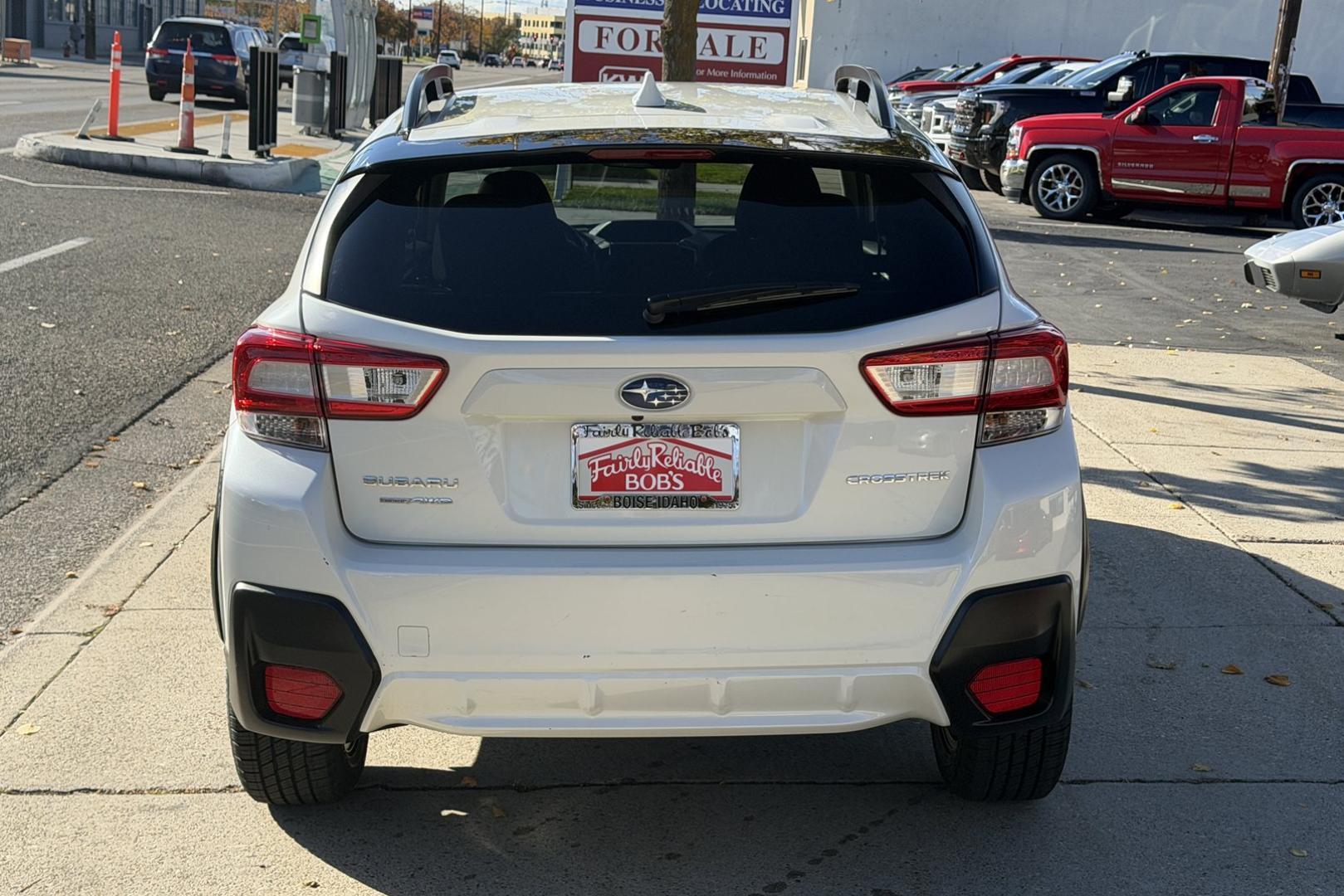 2019 White /Black Subaru Crosstrek Premium (JF2GTACC5KG) with an H4 2.0 Liter engine, 6 Speed transmission, located at 2304 W. Main St., Boise, ID, 83702, (208) 342-7777, 43.622105, -116.218658 - Manual Transmission Crosstrek With Only 19K Miles! New Tires Too!- Photo#1