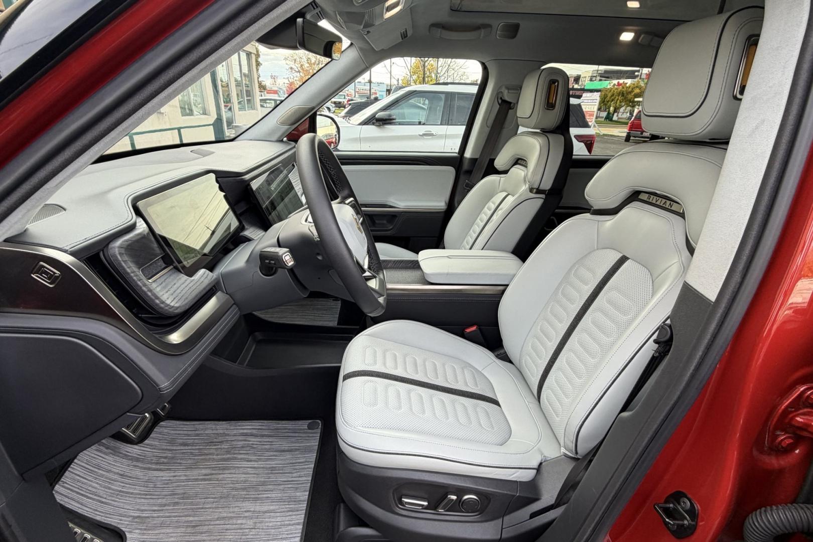 2024 Red Canyon /Shale Rivian Adventure Adventure (7PDSGBBA2RN) with an 135 kWh engine, Automatic transmission, located at 2304 W. Main St., Boise, ID, 83702, (208) 342-7777, 43.622105, -116.218658 - Stunning Rivian! Over 350 Miles of Range via EPA estimates. A lot of remaining factory warranty! Great Value!- Photo#8